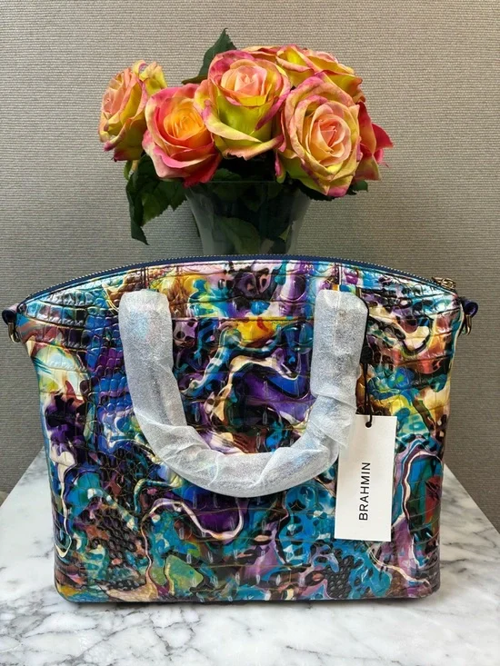 Brahmin Euphoria Melbourne Multicolor Duxbury Bag - NWT & Dustbag 🔥 🔥 🔥 - Picture 5 of 10